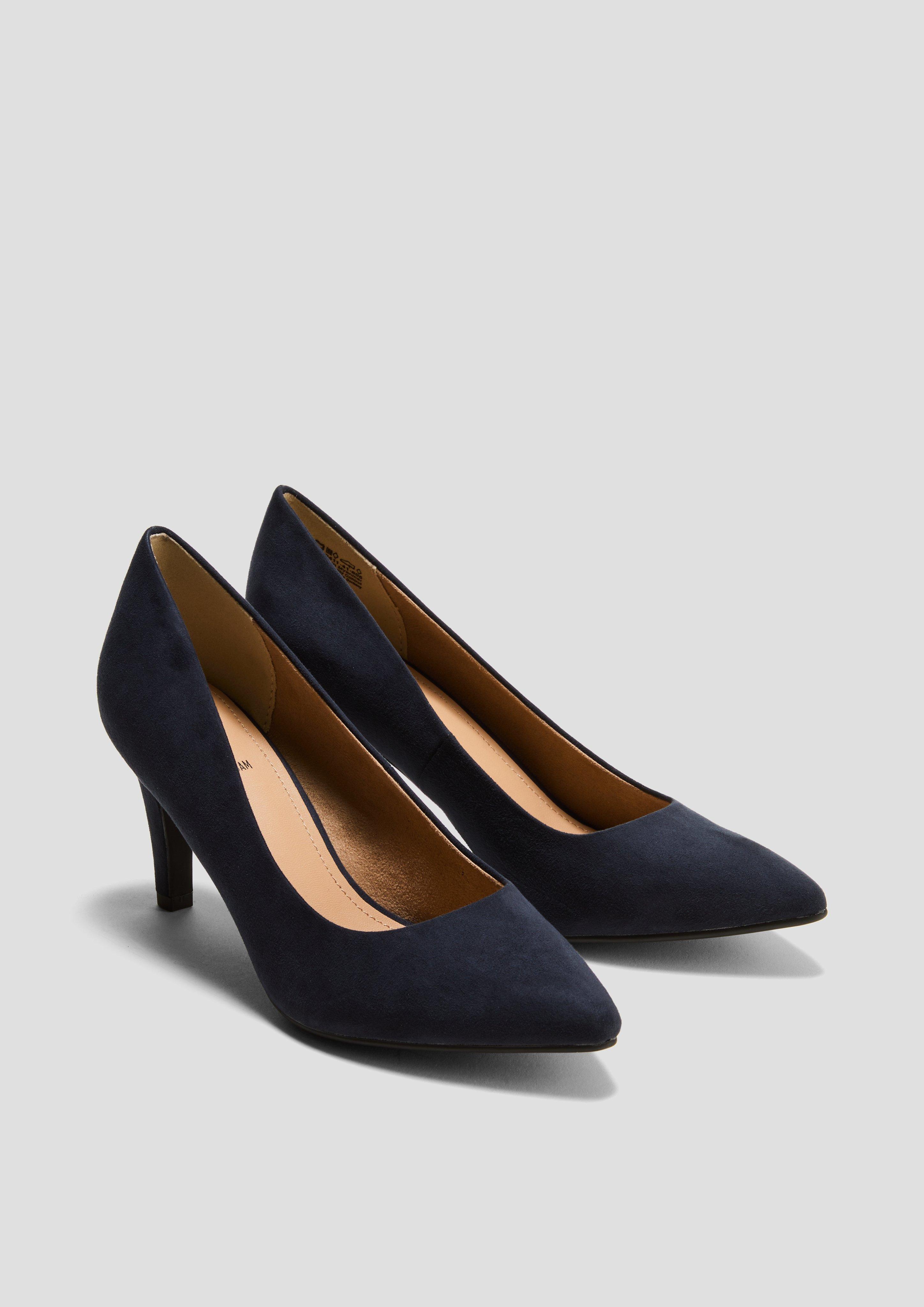 Pumps in Veloursleder-Optik  6008246-805