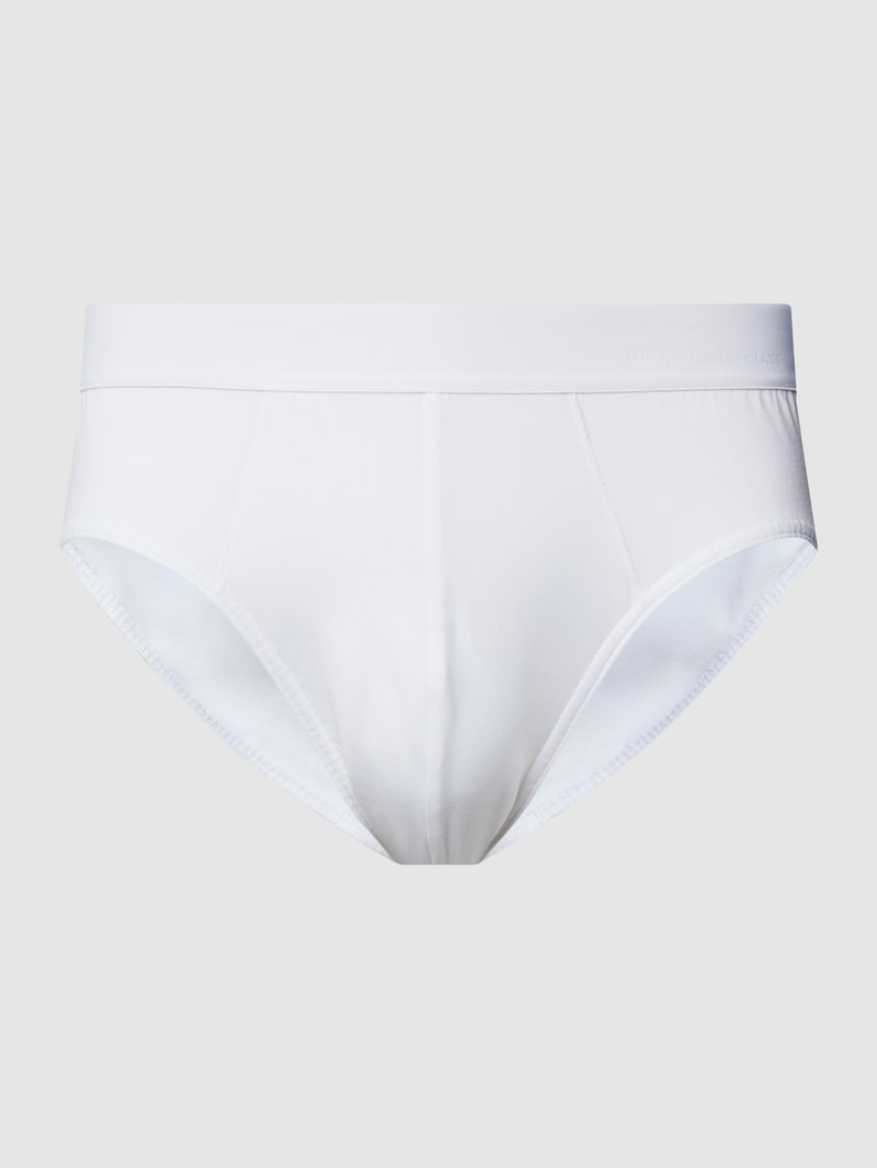 Pants mit elastischem Bund in weiß