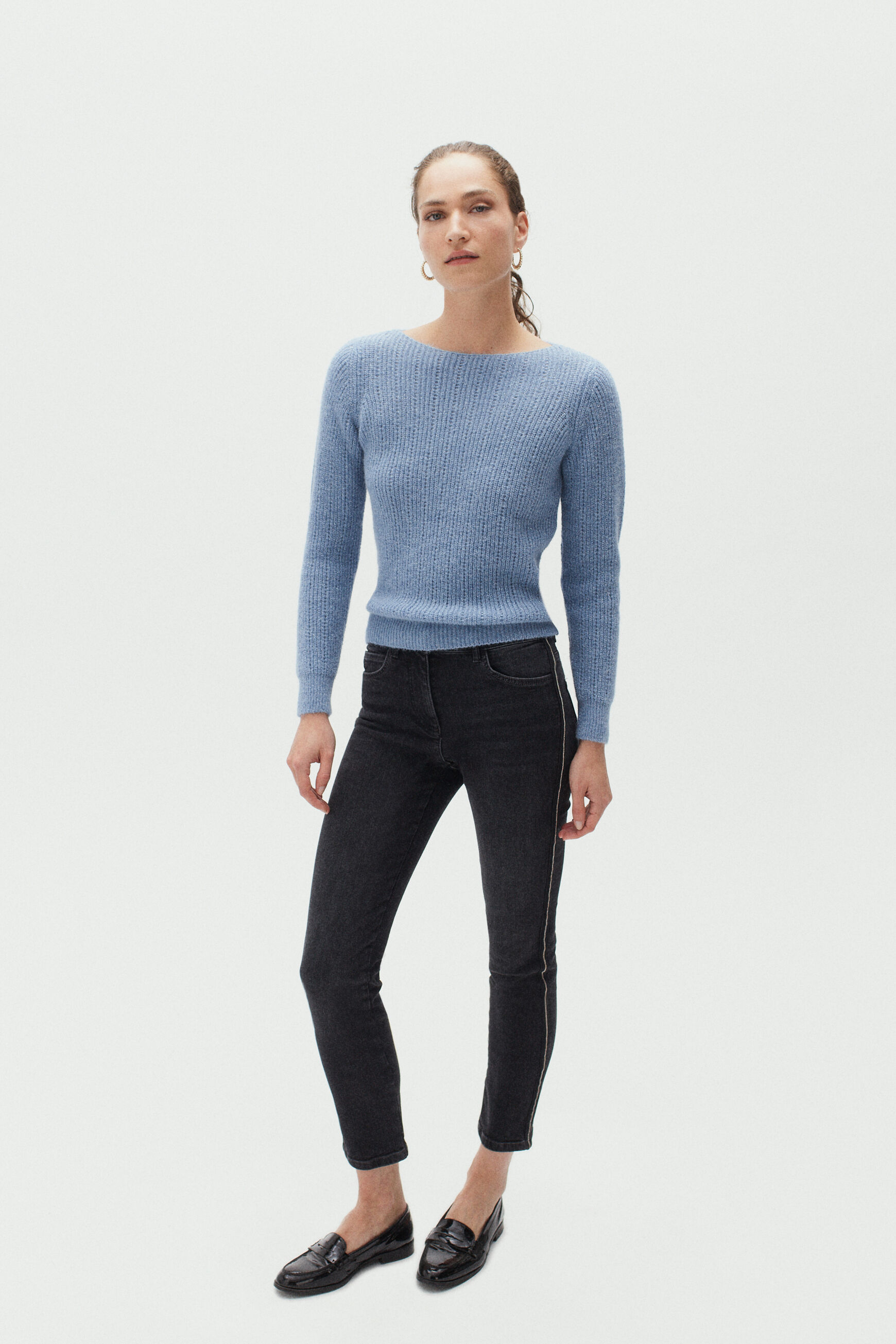 pull alexandra denim stone femme