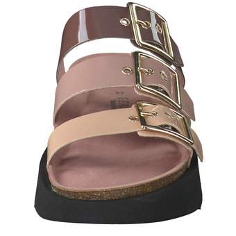 Genuins Cristi Vegan Charol Pantolette in beige