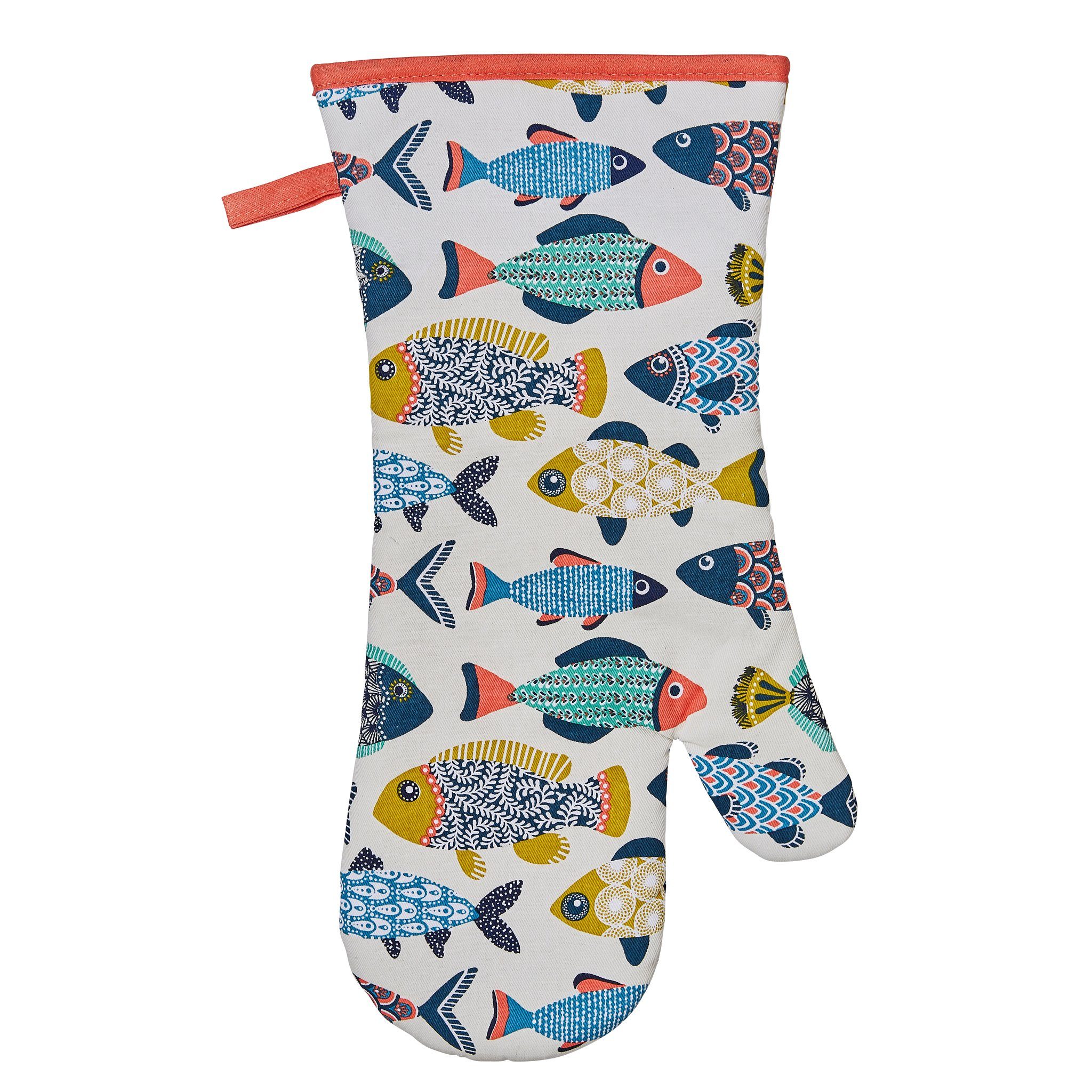 Ulster Weavers Topfhandschuhe Aquarium, (Set, 1-tlg., bestehend aus 1x Ofenhandschuh), Ofenhandschuh, wattiert, Größe: ca. 20 x 37 cm