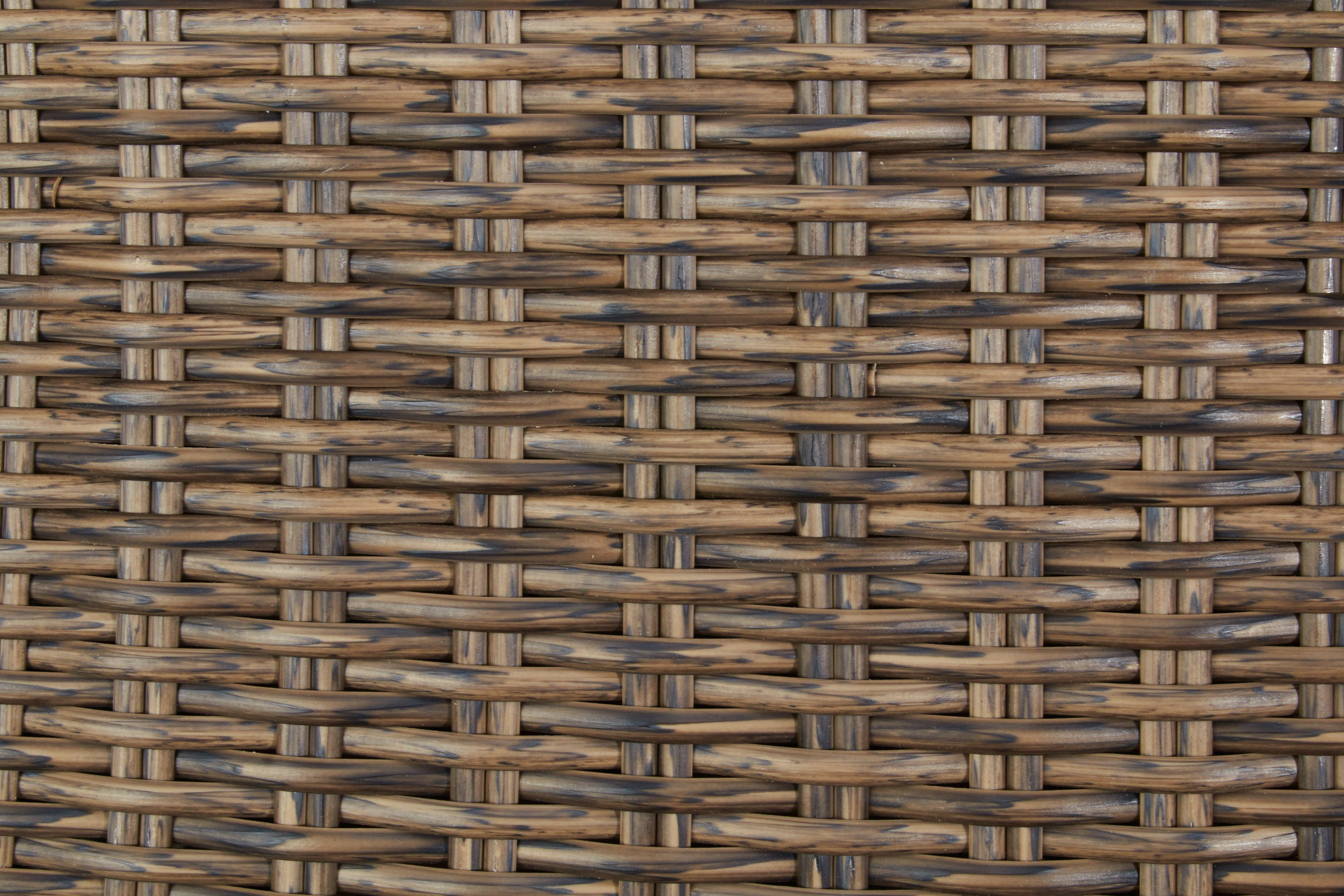 MERXX Garten-Essgruppe Toskana, (13-tlg), 6 Sessel, Tisch 185x90cm, Polyrattan/Akazie