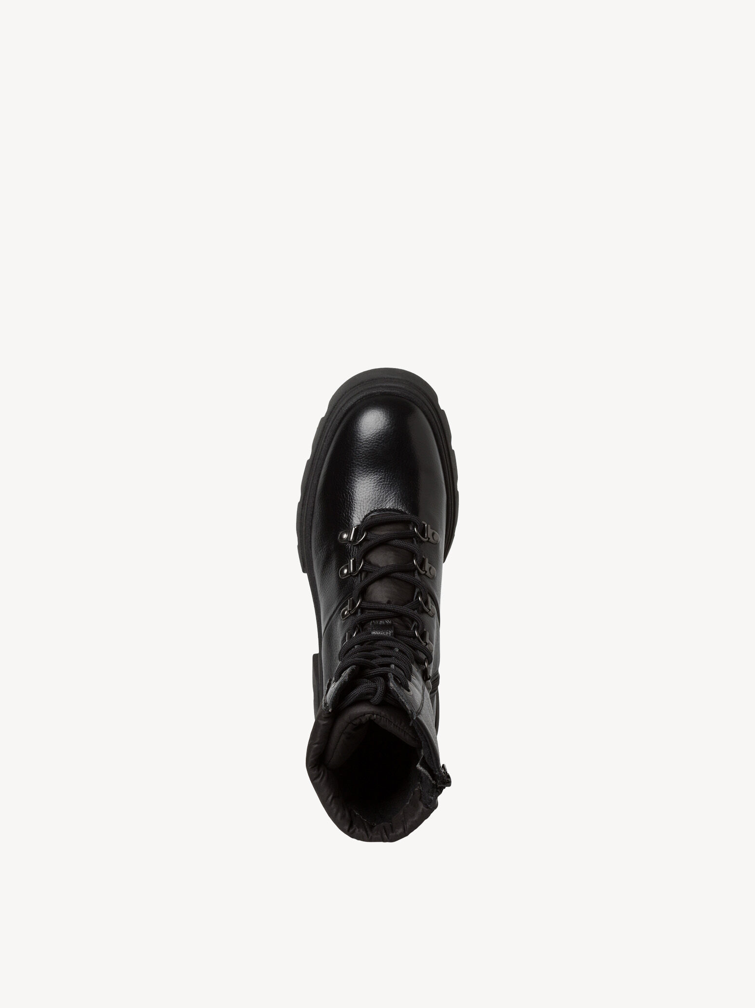 Bottine en cuir - noir
