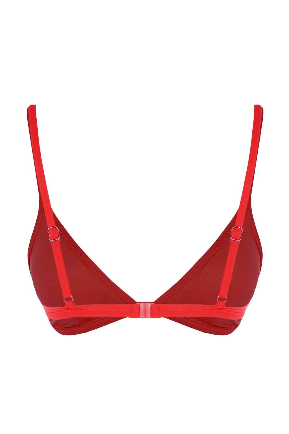 Trendyol Collection  Rotes Triangel-Bikinioberteil TBESS20BU0268