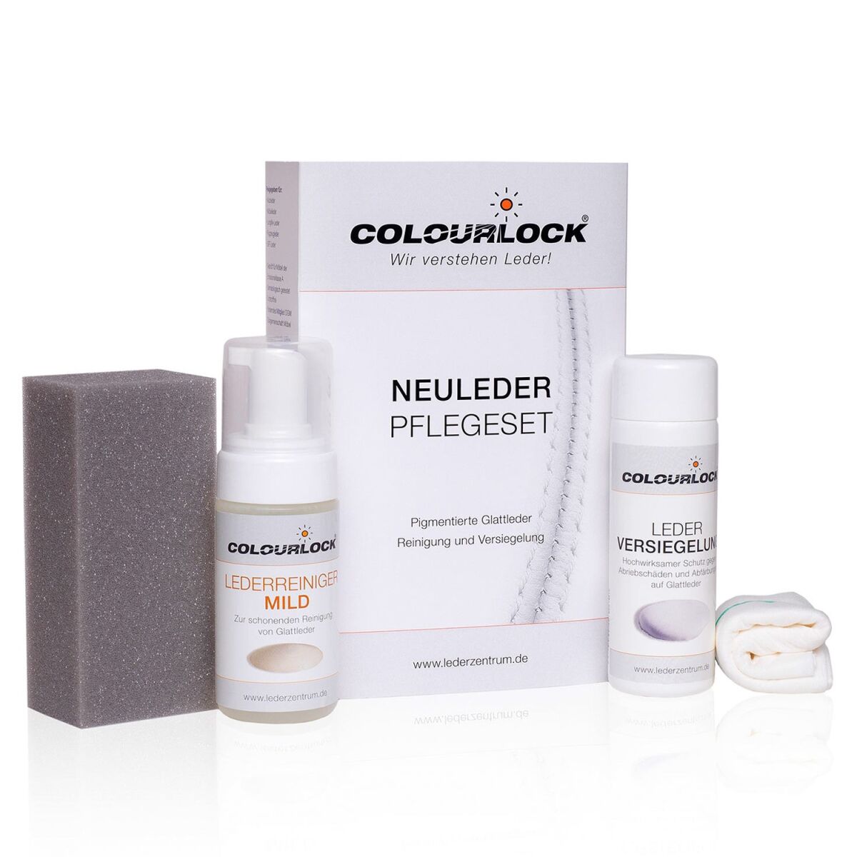 Colourlock Neuleder Pflegeset mild