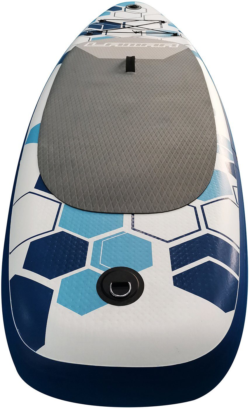 Lamar SUP-Board I-SUP 290 Be Cool, Fishboard, (Set, 5 tlg., mit Paddel, Pumpe und Transportrucksack)