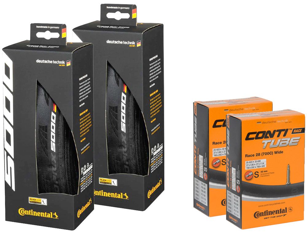 Continental Grand Prix 5000 Set 32-622 + Race 28 S42 wide kaufen | Bike-Discount