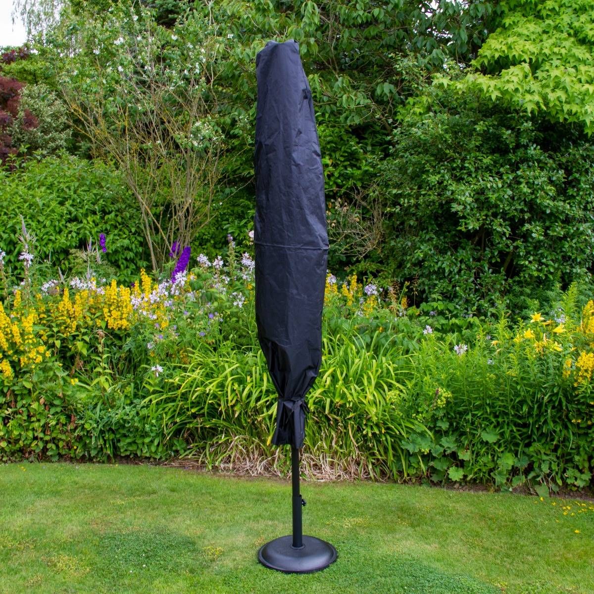 Monstershop 270 cm LED Sonnenschirm mit Kippfunktion