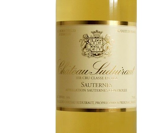 Chateau Suduiraut Blanc 2002, Premier Cru Classé En 1855 Bordeaux Sauternes