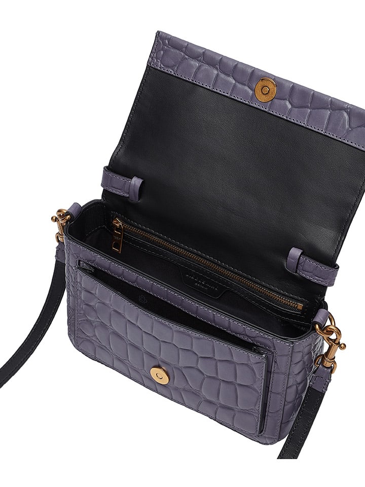 LIEBESKIND BERLIN Leder-Umhängetasche in Lila - (B)22 x (H)14 x (T)7,4 cm günstig kaufen onesize