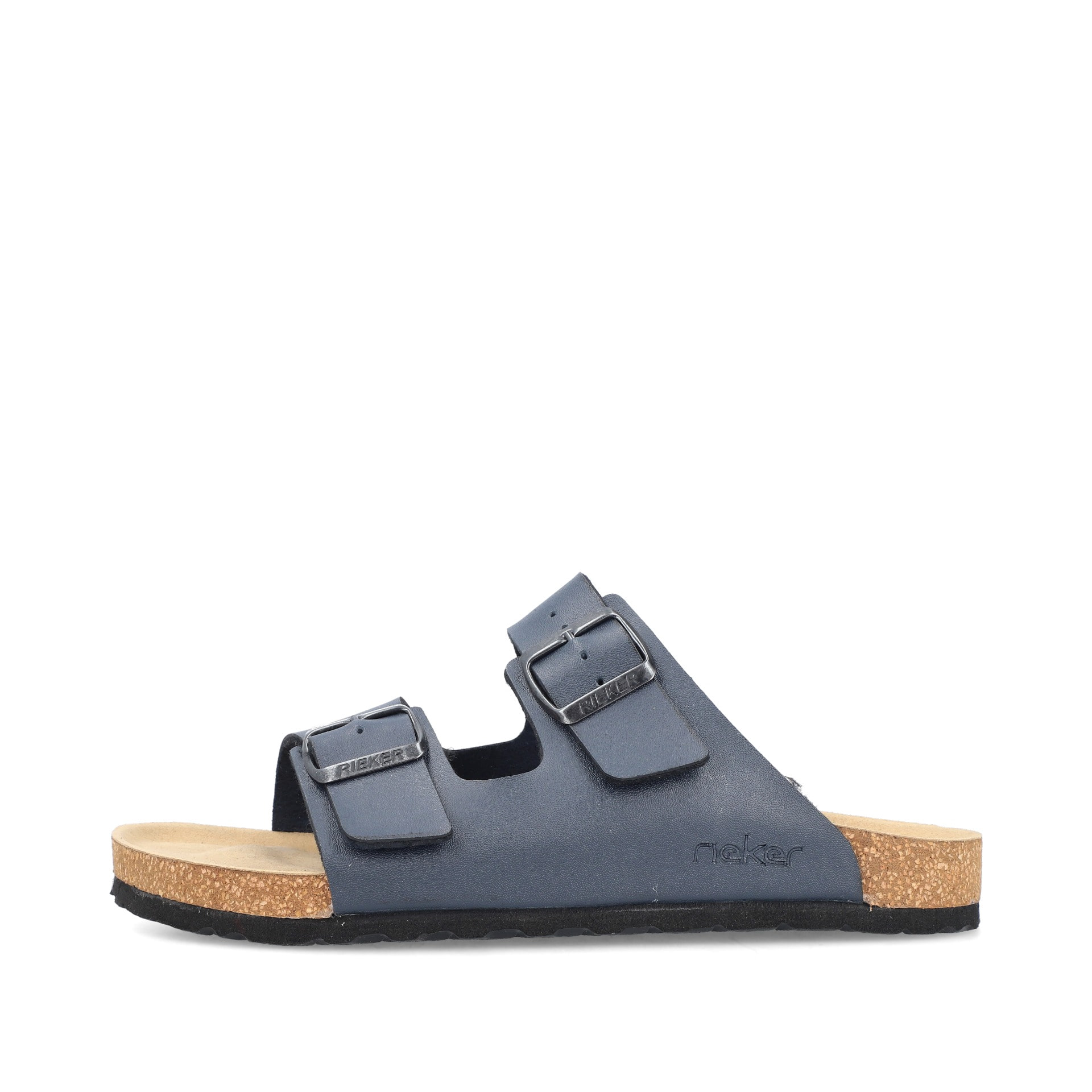 Rieker Herren Pantoletten schieferblau