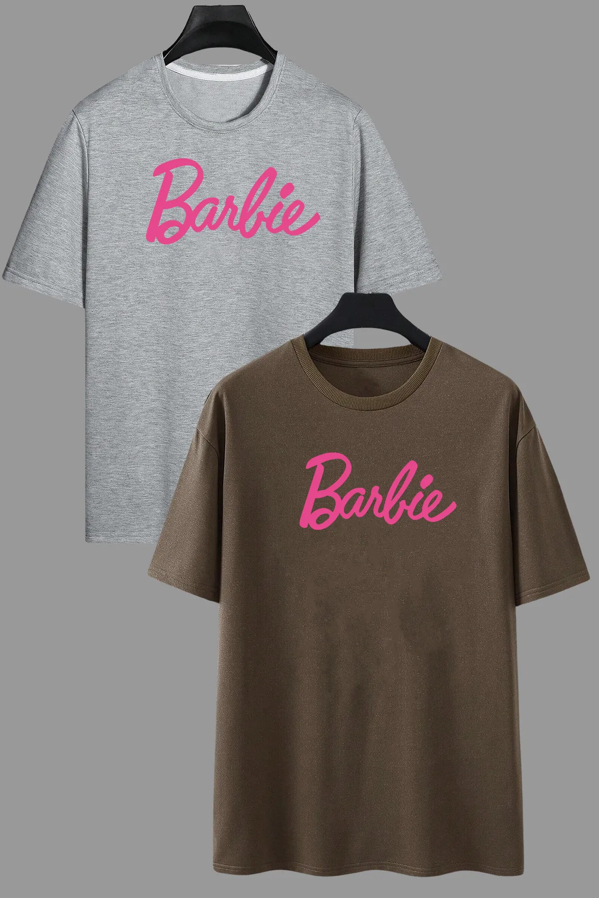 uyguntarz  Bedruckte Oversize-T-Shirts für Damen im 2er-Pack