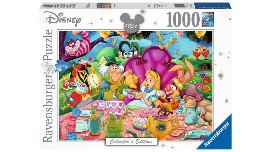 Ravensburger Puzzle - Alice im Wunderland – 1000 Teile  Puzzle für Erwachsene und Kinder ab 14 Jahren