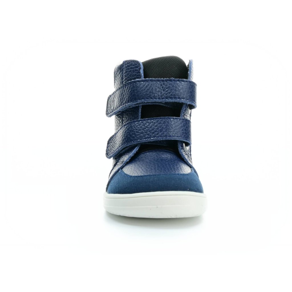 Baby Bare Febo Winter Pilot (mit Membran/Asfaltico) dunkelblaue Barfußstiefeletten