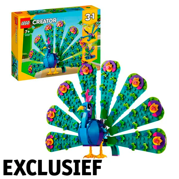 LEGO Creator 31157 3 az 1-ben Egzotikus páva