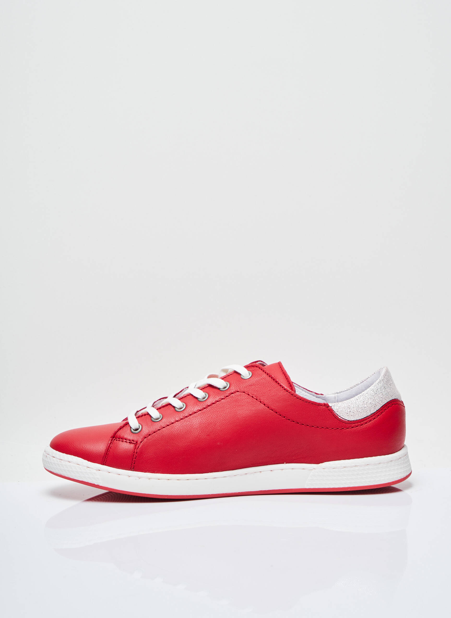 Pataugas Baskets Femme couleur rouge