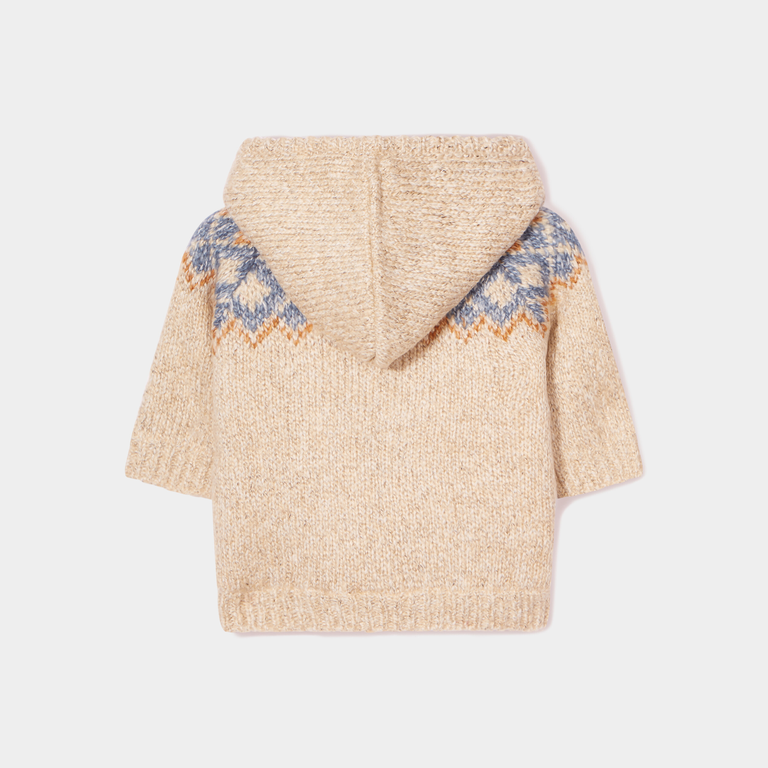 Gilet doublé zippé à capuche Creeks beige bébé garçon | La Halle