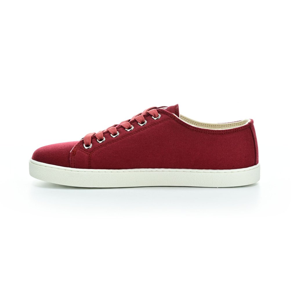 Groundies Lima Bordeaux W Canvas Barfußschuhe