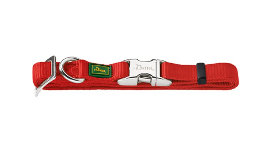 Hunter Hunde Halsband Alu-Strong 40-55/L rot