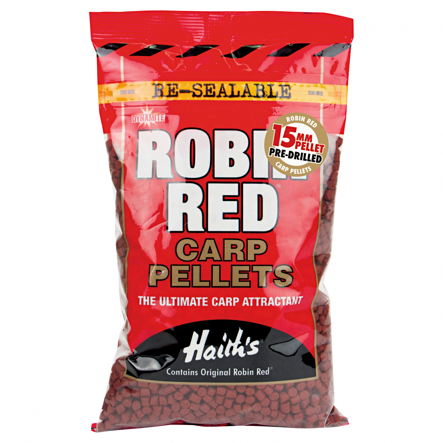 Dynamite Pre-Drilled Pellets Robin Red