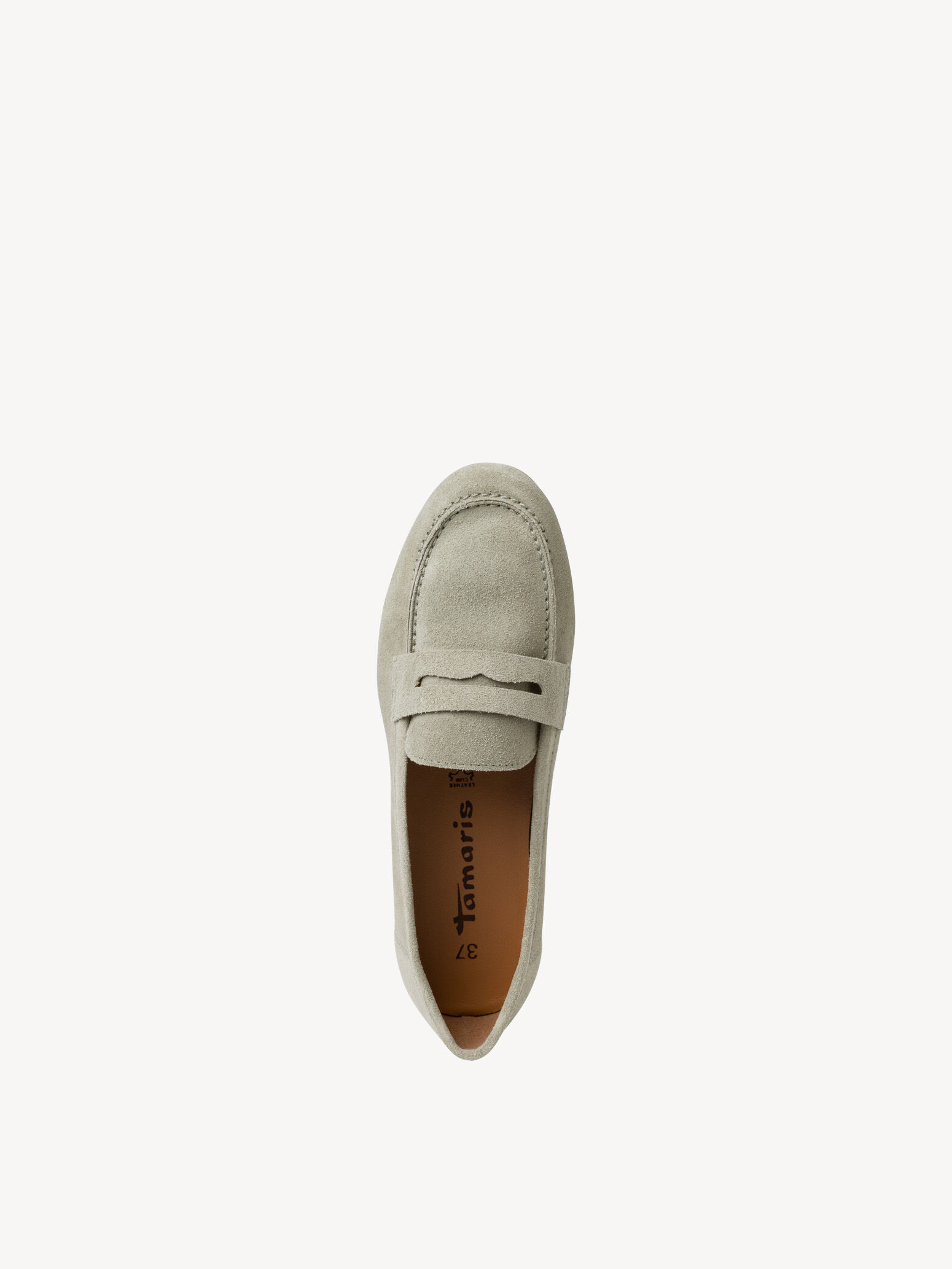 Mocassin en cuir - vert