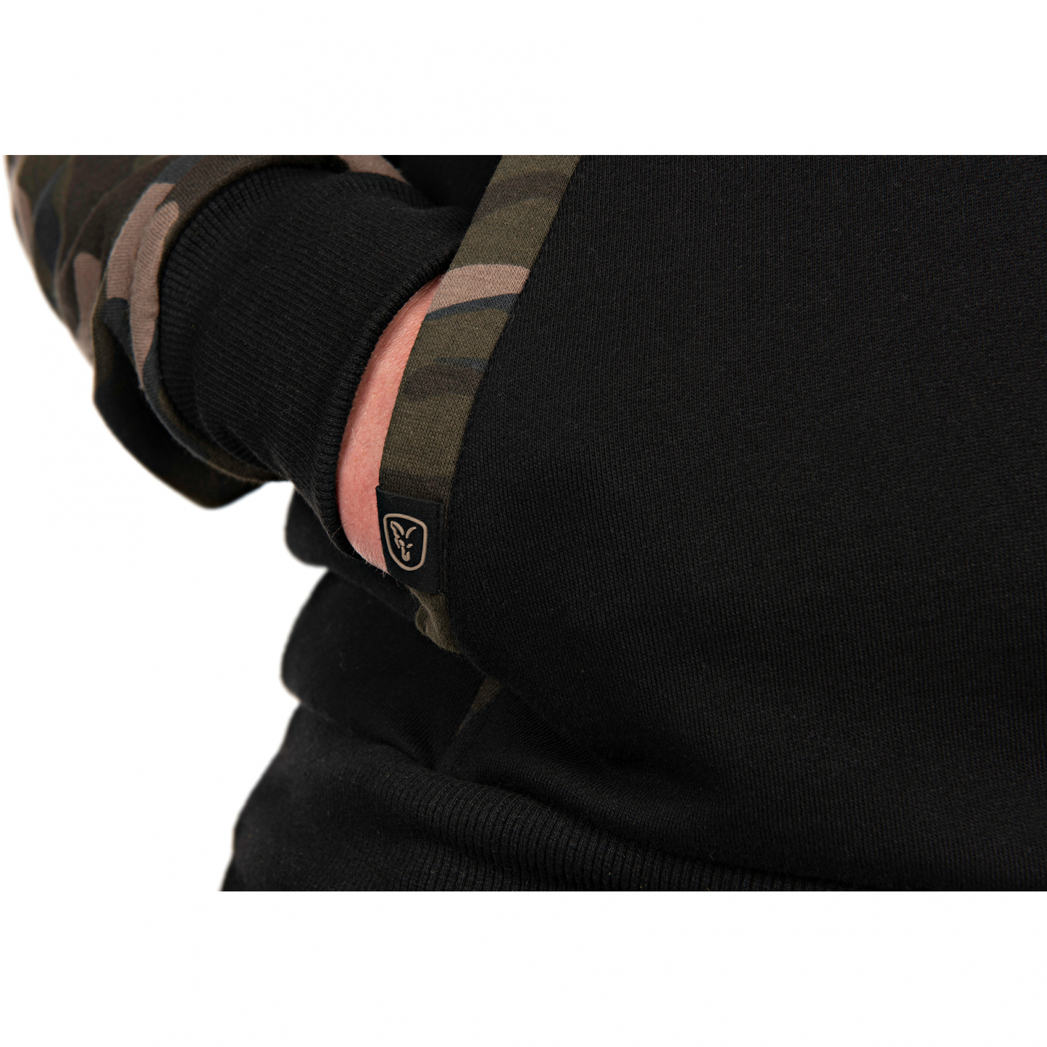 Fox Carp Hoody Raglan Black/Camo