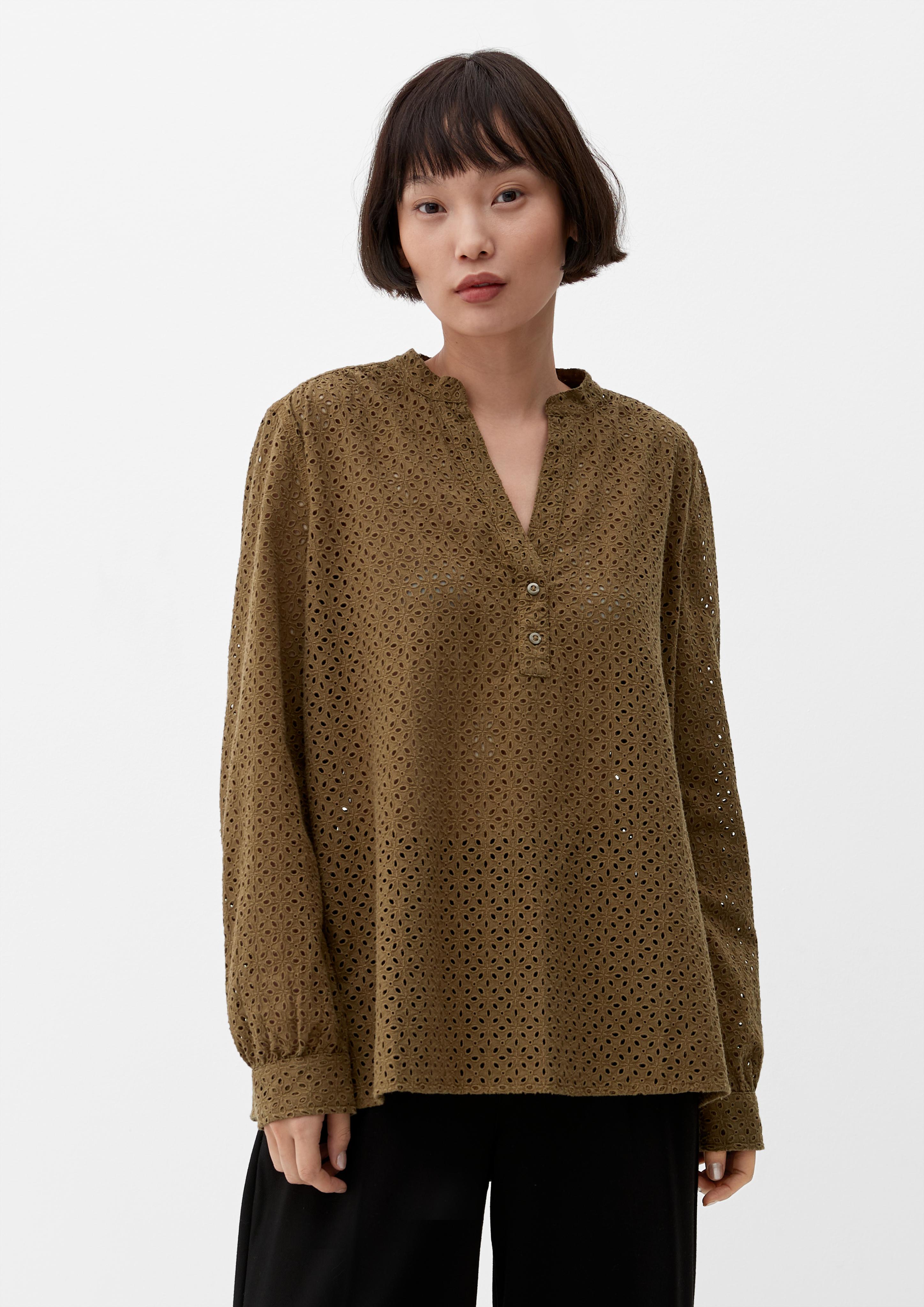Bluse mit Lochstickerei  2128352-77L4