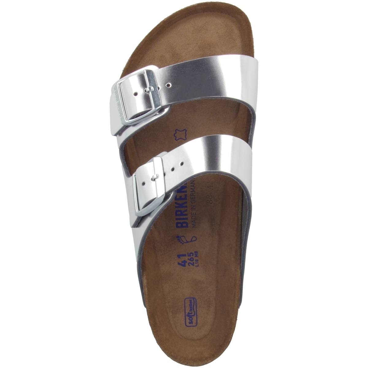 Birkenstock Arizona Sandale silber