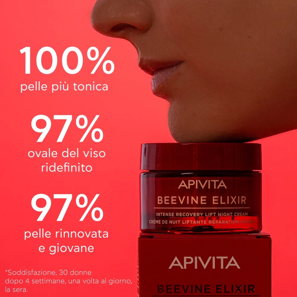 Creme Noturno Regenerador Lifting Intensivo Beevine Elixir - Tratamento noturno antirrugas, Tratamento noturno para lifting facial