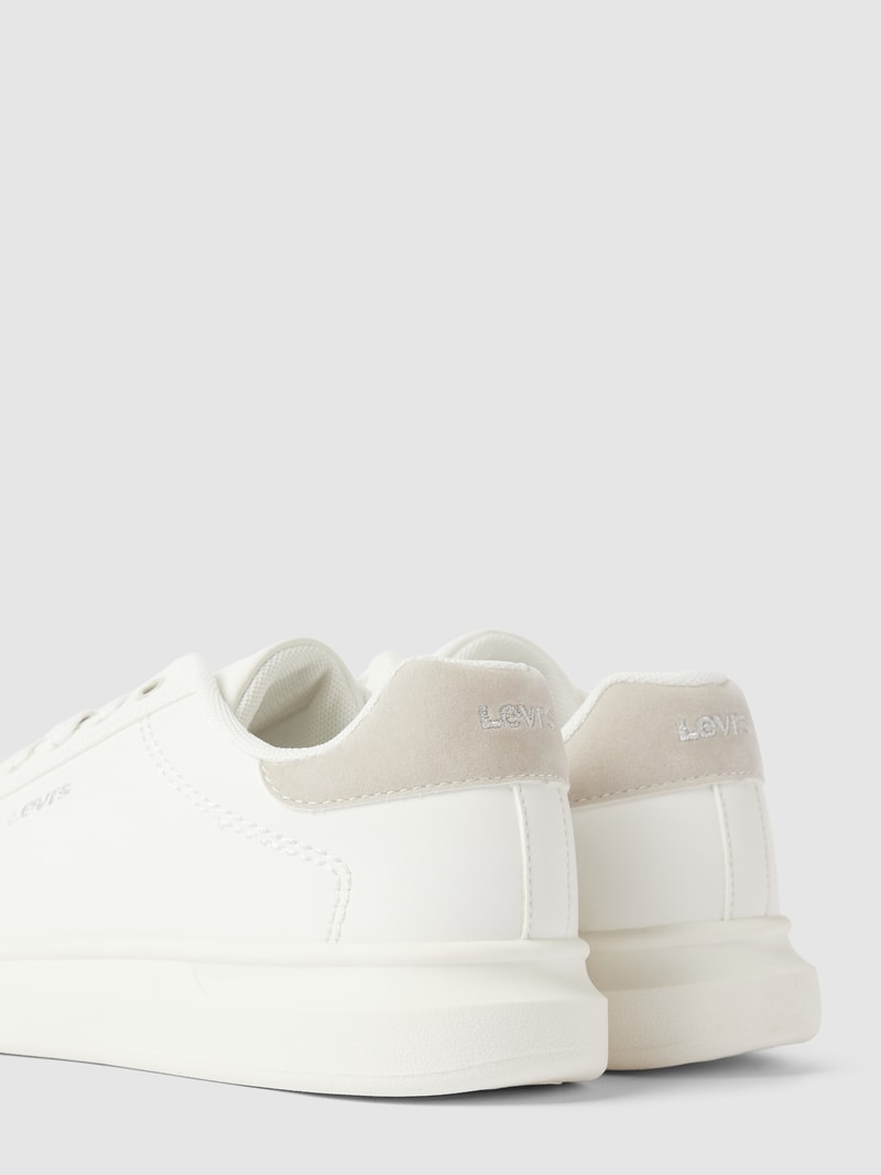 Sneaker mit Label-Detail Modell 'ELLIS' in weiß