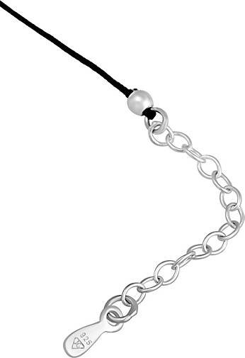 Elli Halskette Choker Kristall Tropfen Anhänger 925 Silber