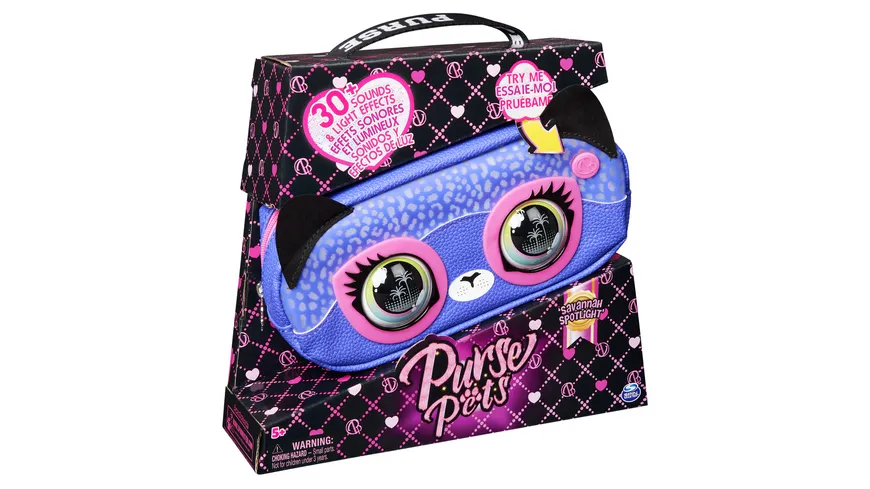 Spin Master Purse Pets Savannah Spotlight Gepard Bauchtasche