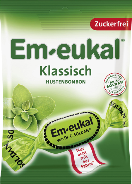 Em-eukal Hustenbonbons klassisch zuckerfrei vegan
