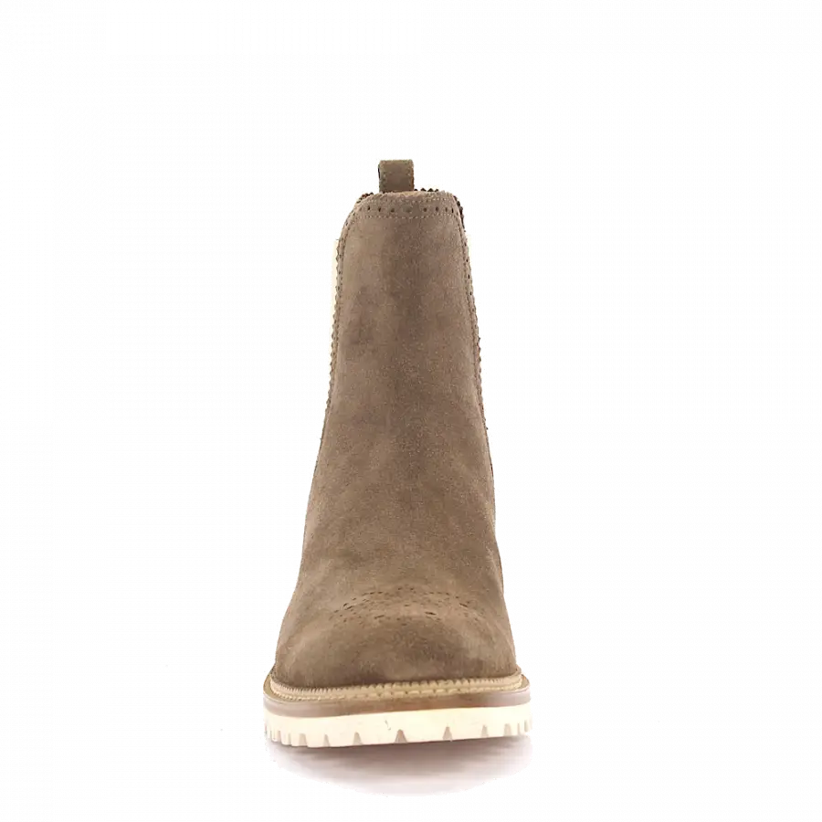 Unützer - Chelsea Boots Veloursleder - beige