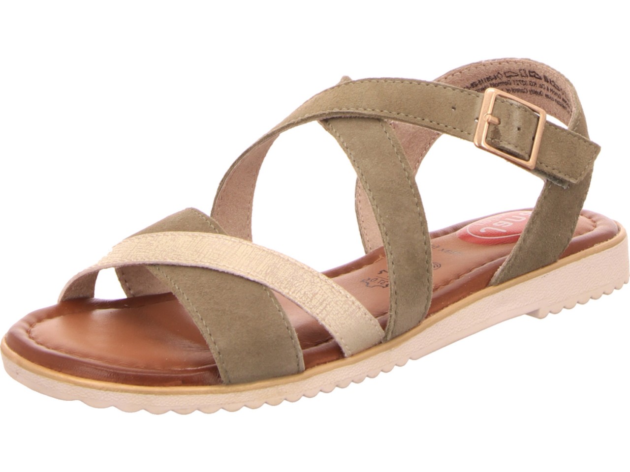 JANA Klassische Sandalen grün