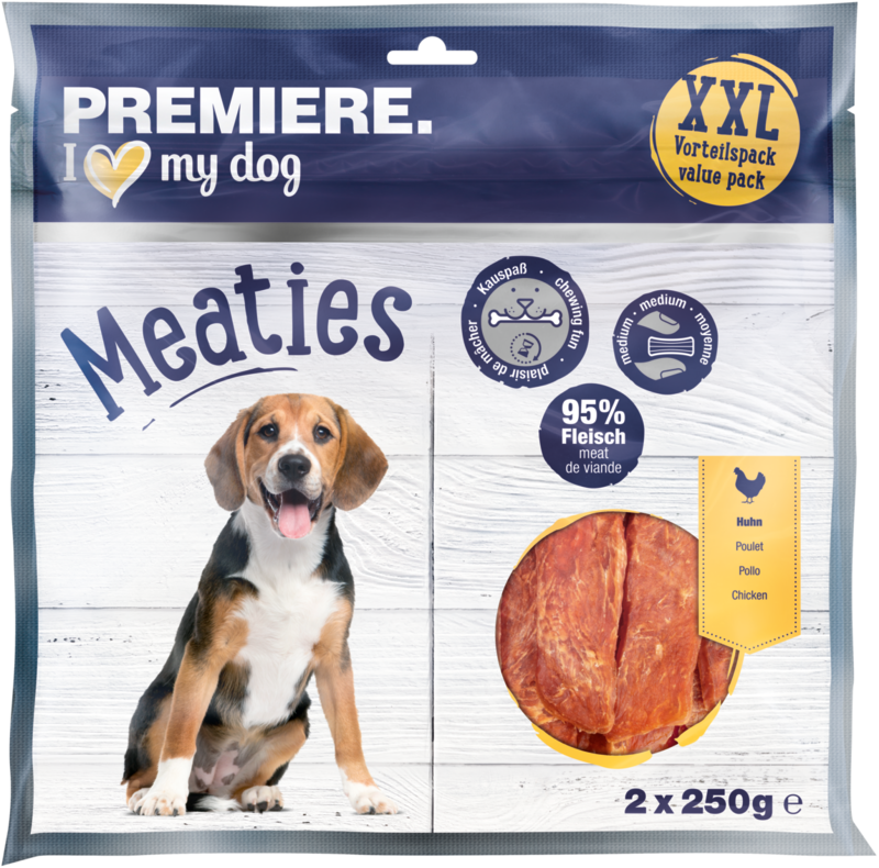 PREMIERE Snacks PREMIERE Pure Meaties Huhn XXL 2x250g