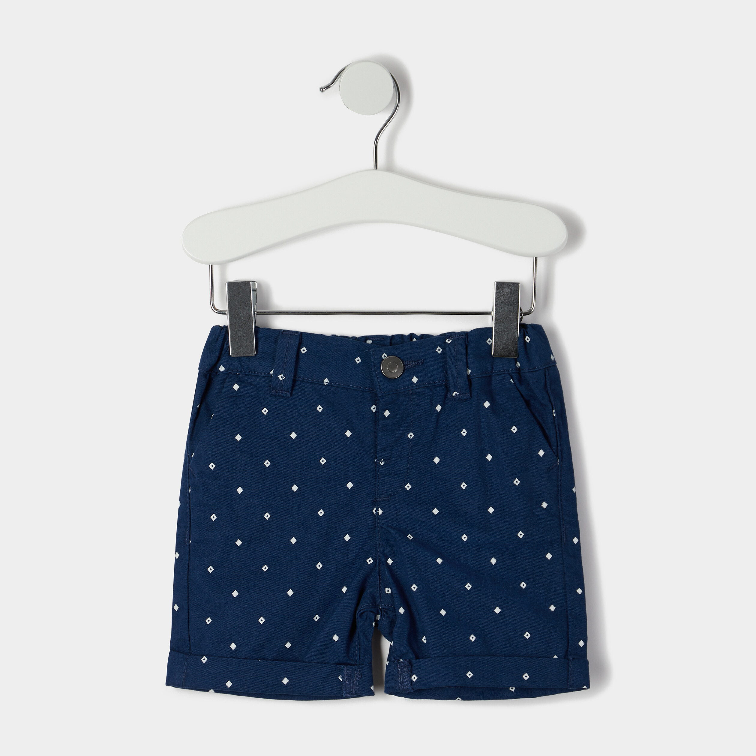 Bermuda droit bleu marine bébé garçon | La Halle