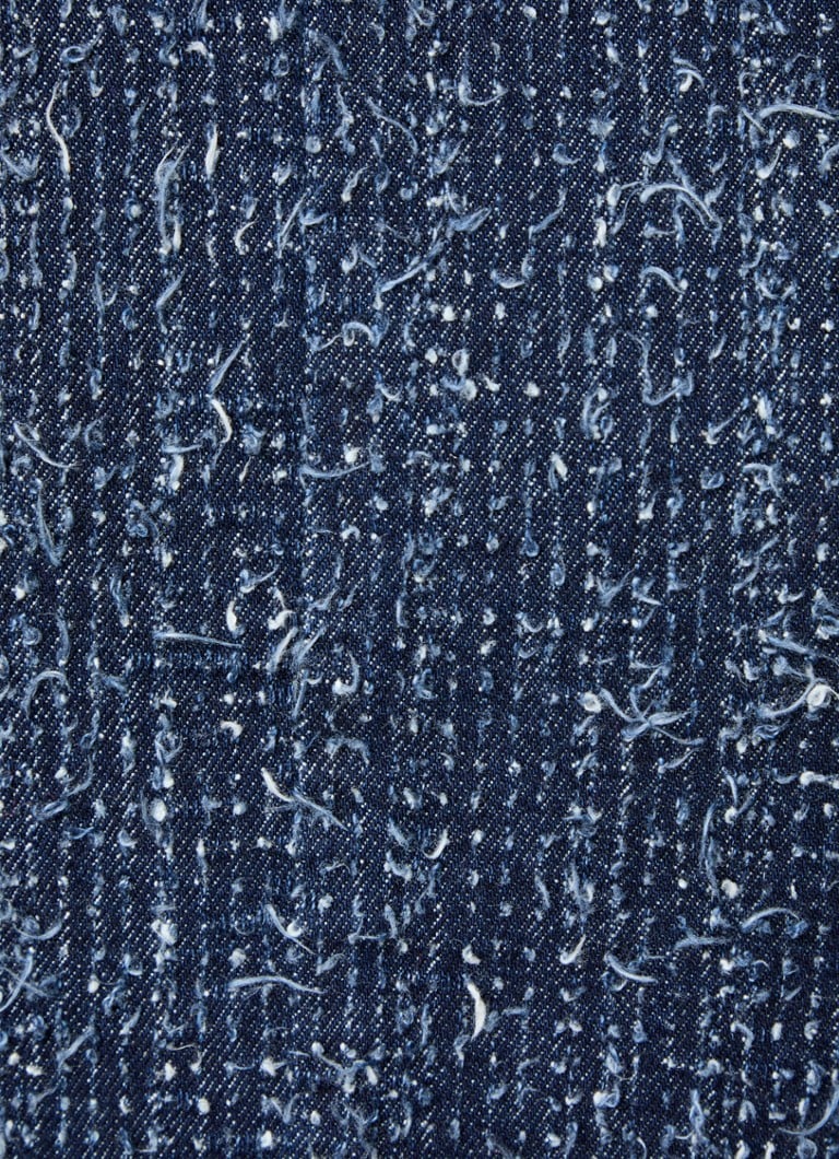 Fabienne Chapot Davis -farkkutakki tweed-jäljitelmällä ja ommelluilla taskuilla