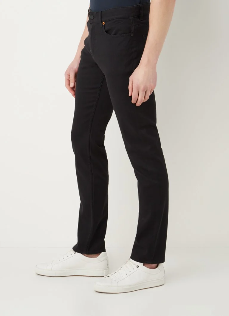 Blugi HUGO BOSS Delaware Slim Fit cu efect decolorat
