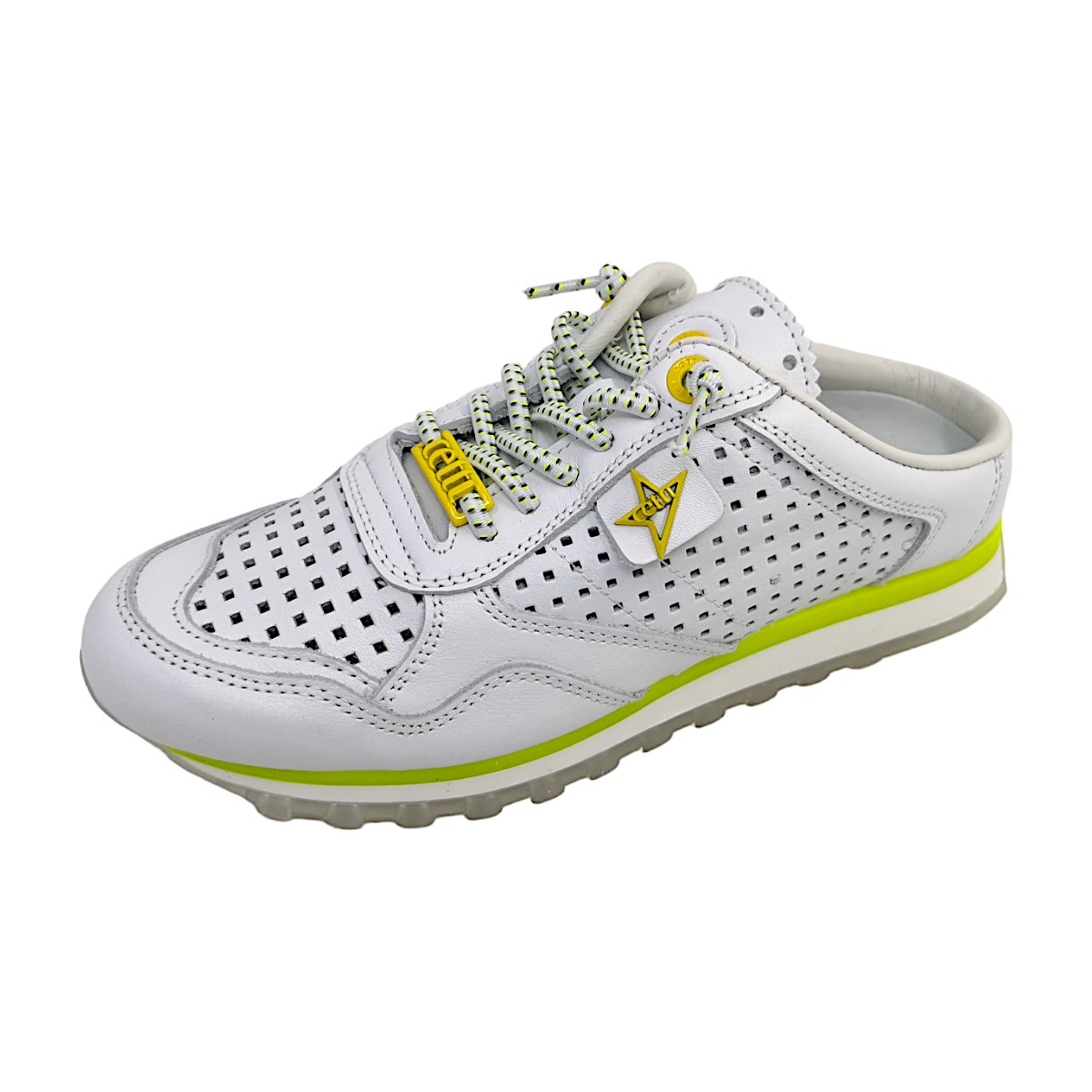 Cetti C848 SRA Mule Weiß Nature White/ Neon