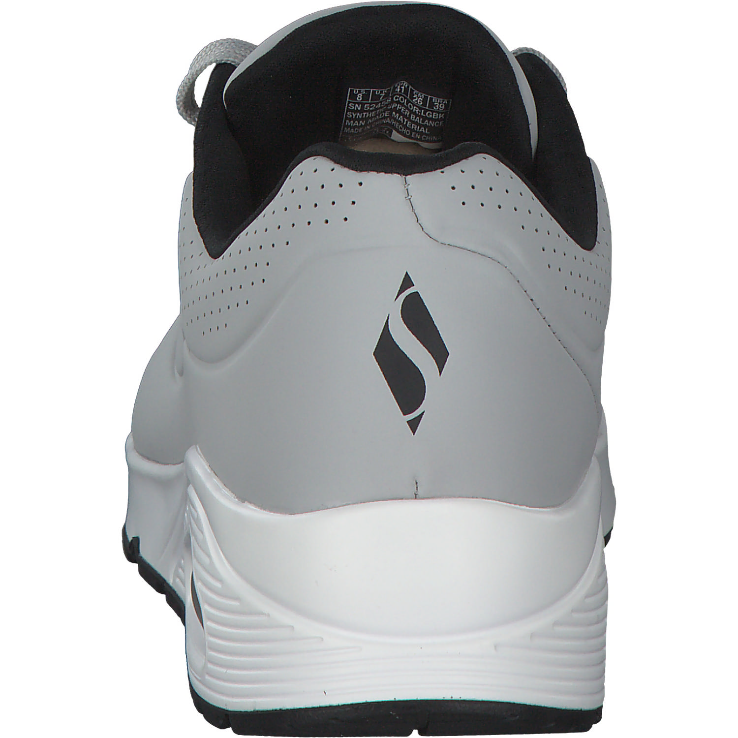 Skechers 52458, Sneakers Low, Herren, Grau