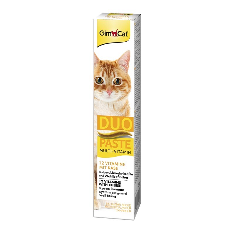 GimCat Snacks GimCat Duo-Paste Multi-Vitamin Käse + 12 Vitamine 2x50 g