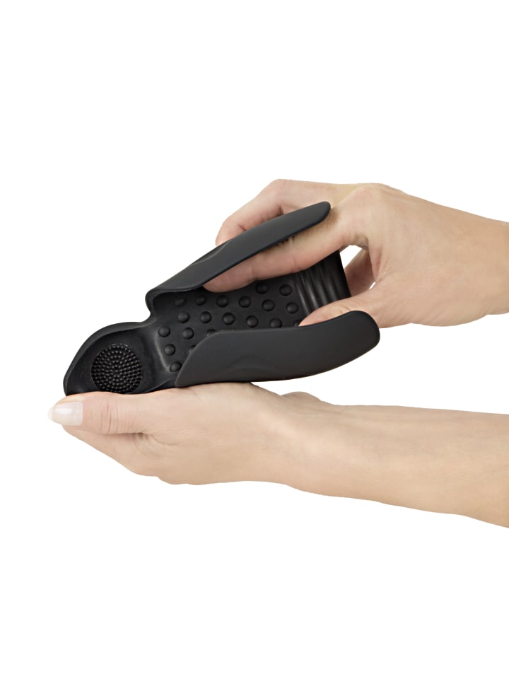 Rebel Masturbator Masturbator with 2 Functions in schwarz günstig kaufen 15 cm