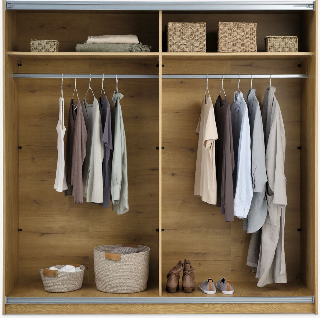 Szafka RABERG RABERG 200x200 z lustrem kolor ciepły dąb