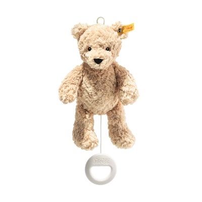 Jimmy Teddybär Spieluhr, 26 cm, hellbraun