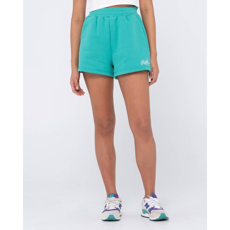 RUSTY RUSTY SCRIPT FLEECE SHORT Sweatshorts Damen
