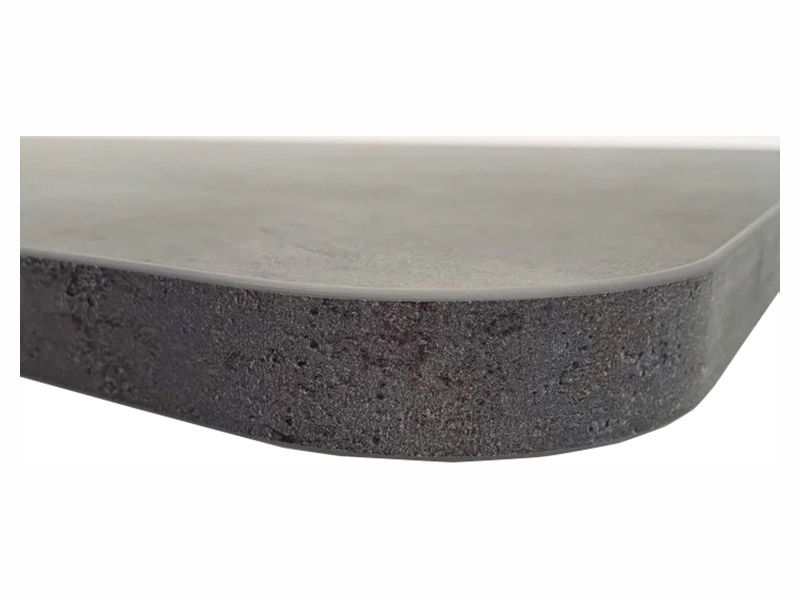 90 x 58 cm Betonoptik Tischplatte