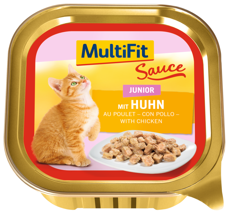 MultiFit Nassfutter MultiFit Junior Sauce Huhn 64x100 g