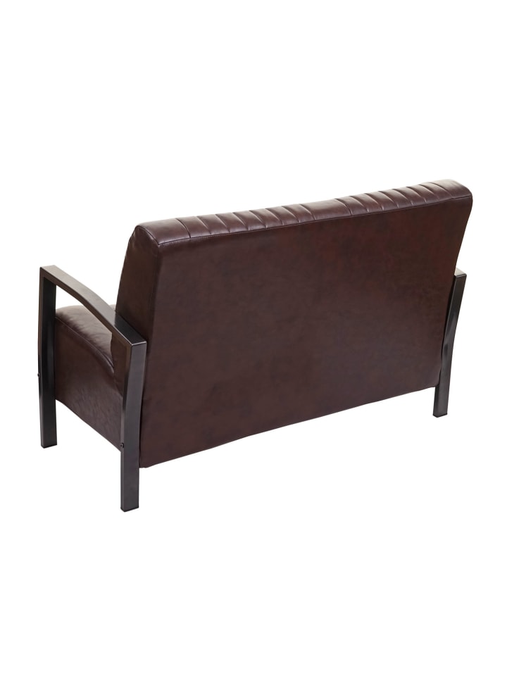 MCW Wohnzimmer-Set H10 im Industriedesign, Braun günstig kaufen onesize