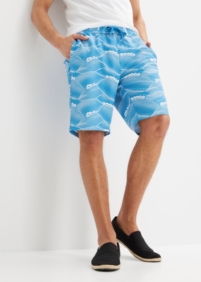 Strand-Shorts aus recyceltem Polyester, Regular Fit